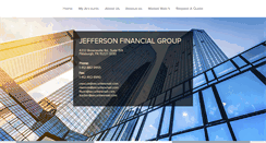 Desktop Screenshot of jeffersonfinancialgroup.com